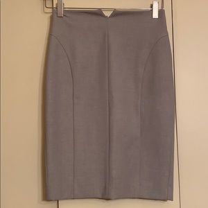 Express grey pencil skirt